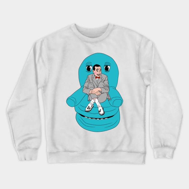 Pee-Wee and Chairy Crewneck Sweatshirt by motelgemini